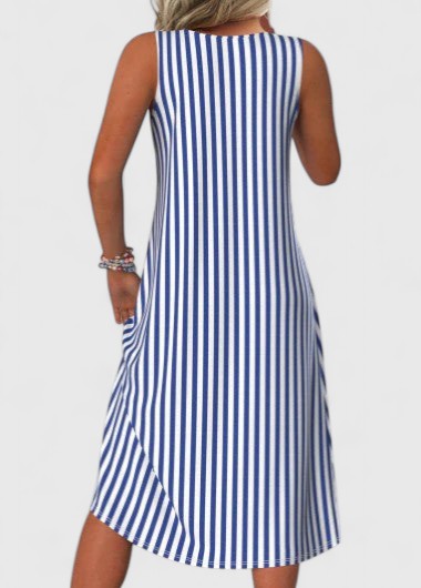 Giada | Vestito Estivo Elegante a Righe da Donna