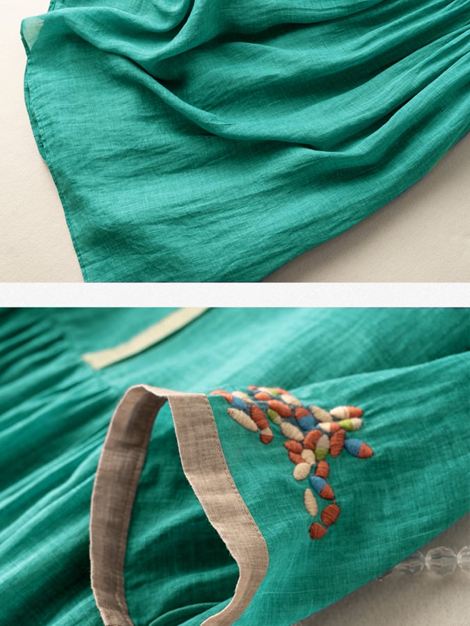Carla | Vestito Midi in Lino da Donna