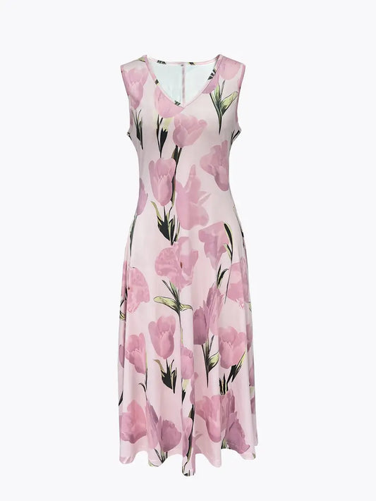 Fiamma | Elegante Vestito Maxi Floreale da Donna