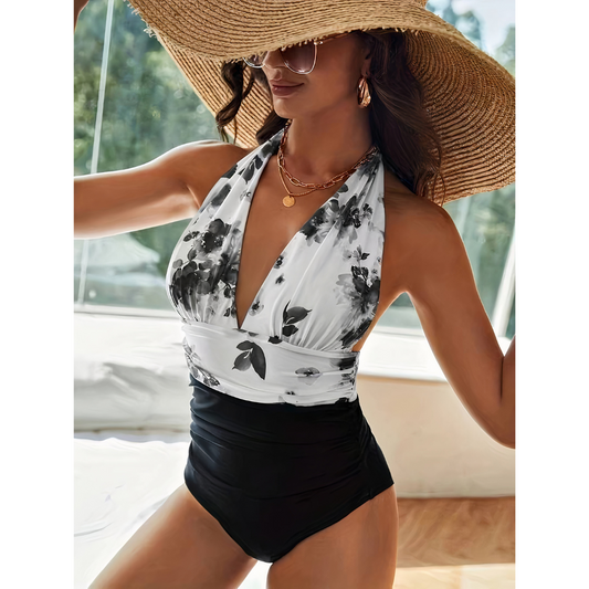 Lorenza | Costume Elegante Collo Halter da Donna
