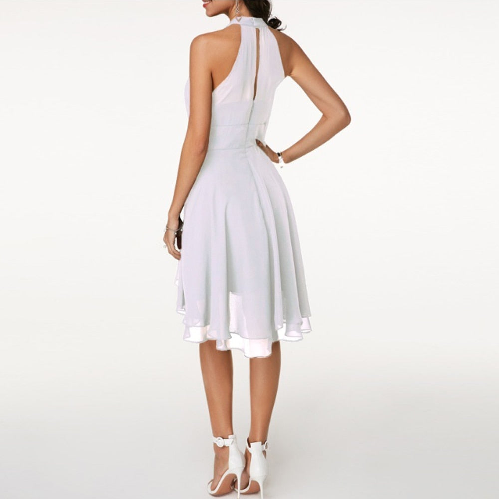 Caterina | Vestito Midi Estivo Svasato da Donna