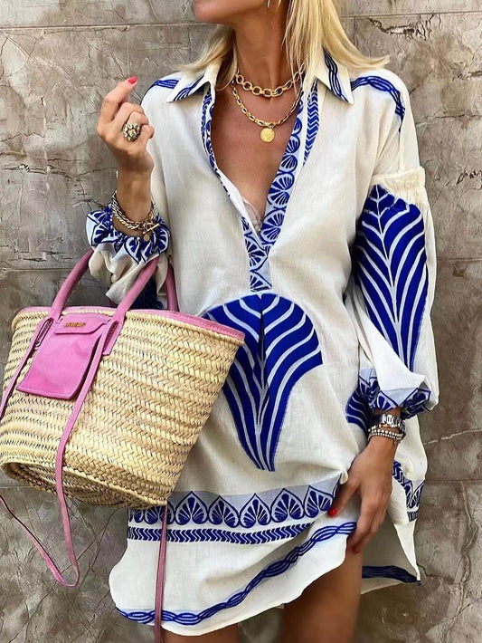 Lucia | Vestito Camicia Boho da Donna