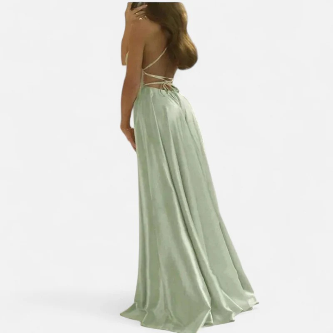 Luciana | Elegante Vestito Maxi Formale da Cerimonia da Donna