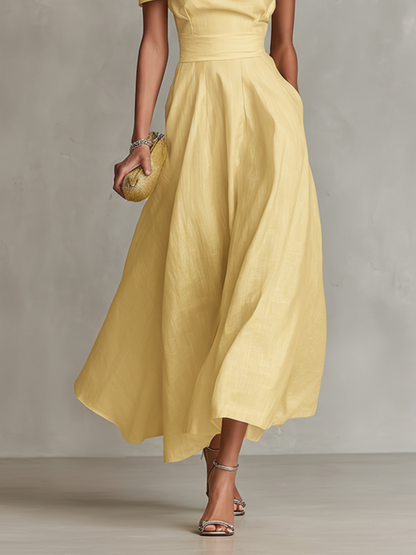 Federica | Vestito Maxi Monospalla da Donna