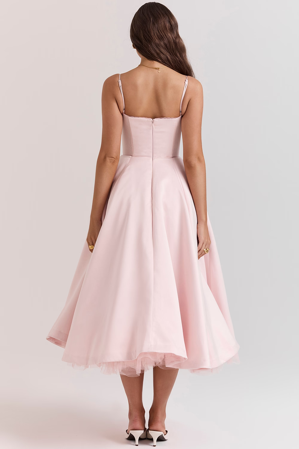 Valentina | Elegante Vestito Midi Estivo a Linea A da Donna