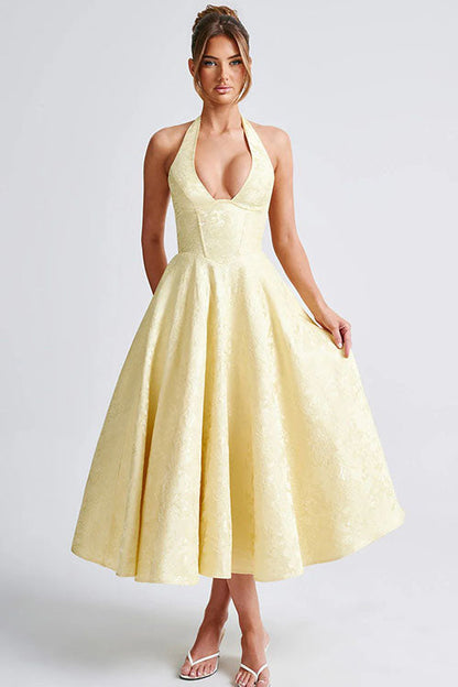 Teresa | Elegante Abito Midi a Trapezio da Donna