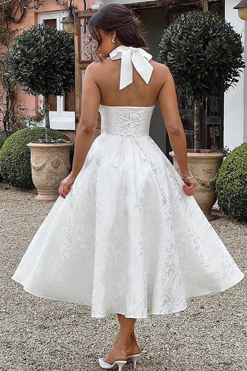 Teresa | Elegante Abito Midi a Trapezio da Donna