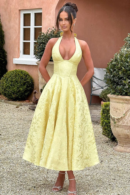 Teresa | Elegante Abito Midi a Trapezio da Donna