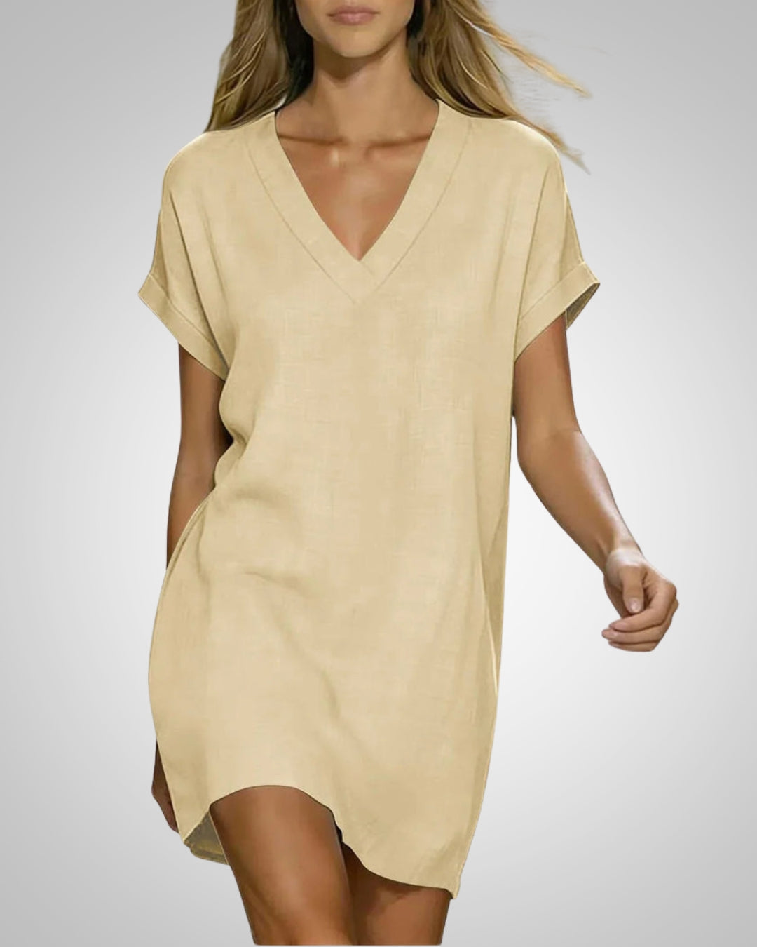 Federica | Vestito Midi Scollo V da Donna