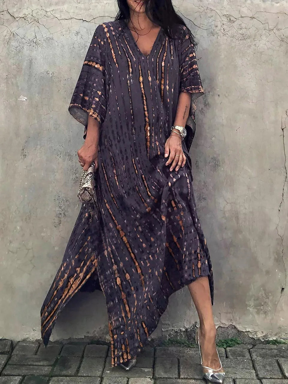 Veronica | Vestito Kaftano Comfort Fit da Donna