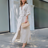 Rachele | Estivo Vestito Maxi Elegante con Bottoni da Donna