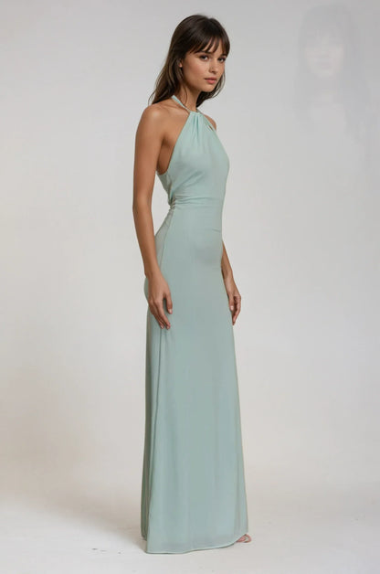 Ilaria | Elegante Vestito Maxi Halter Da Donna