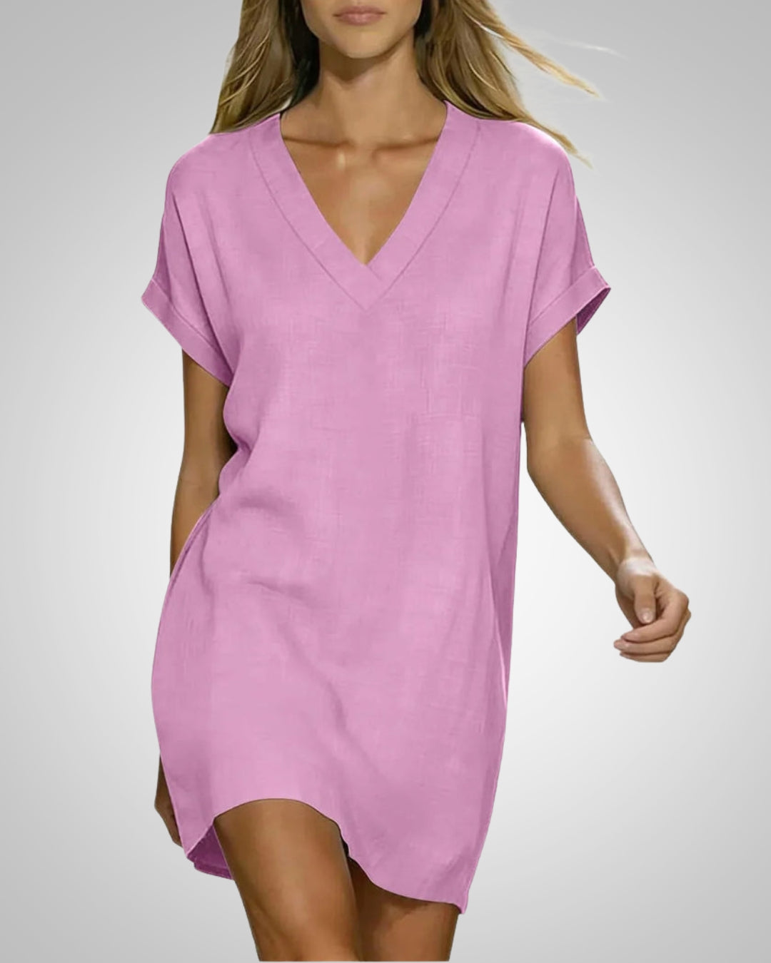 Federica | Vestito Midi Scollo V da Donna