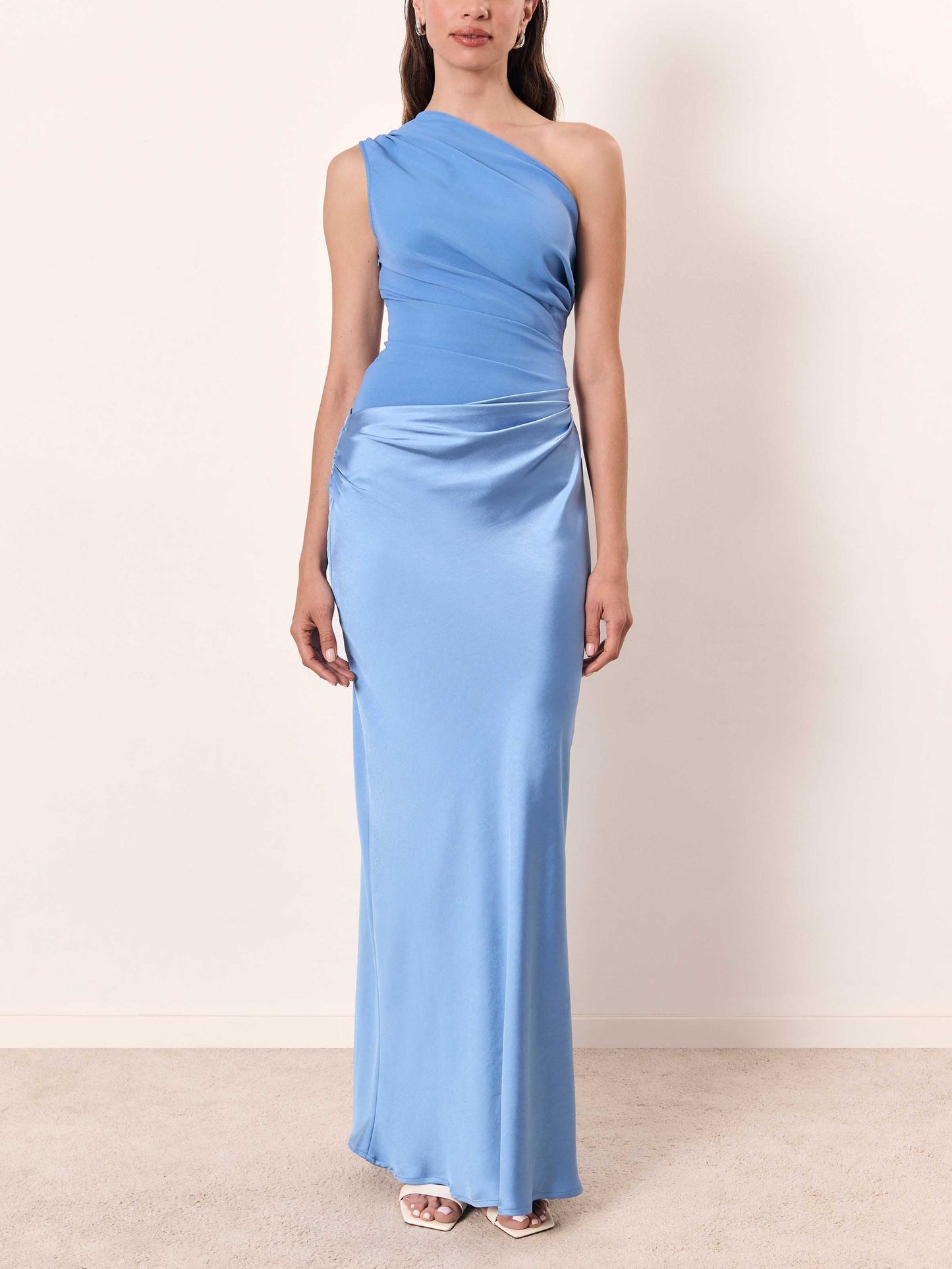 Francesca | Elegante Vestito Maxi Monospalla da Donna