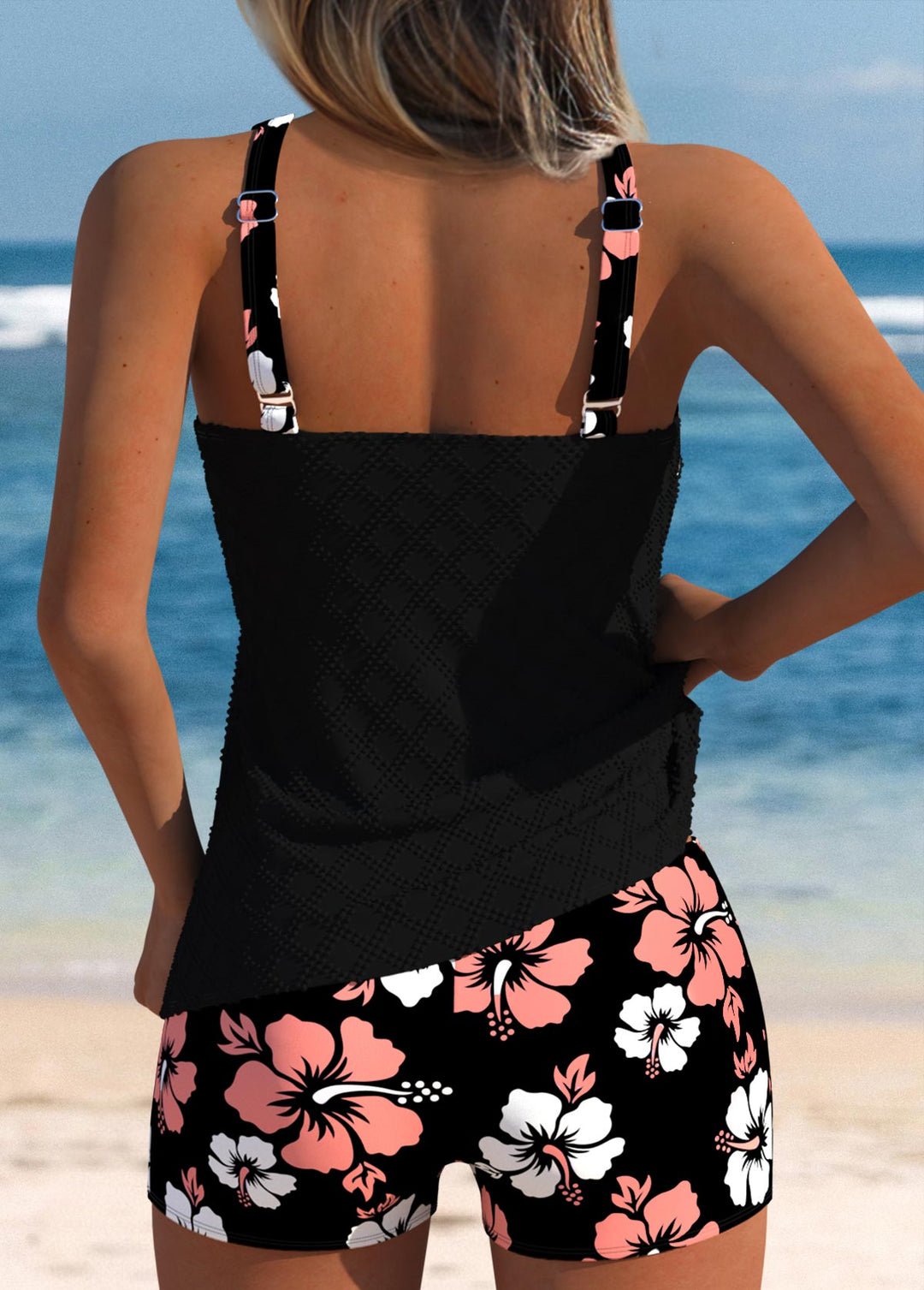 Anna | Donna Estivo Girocollo Tankini Costume Da Bagno