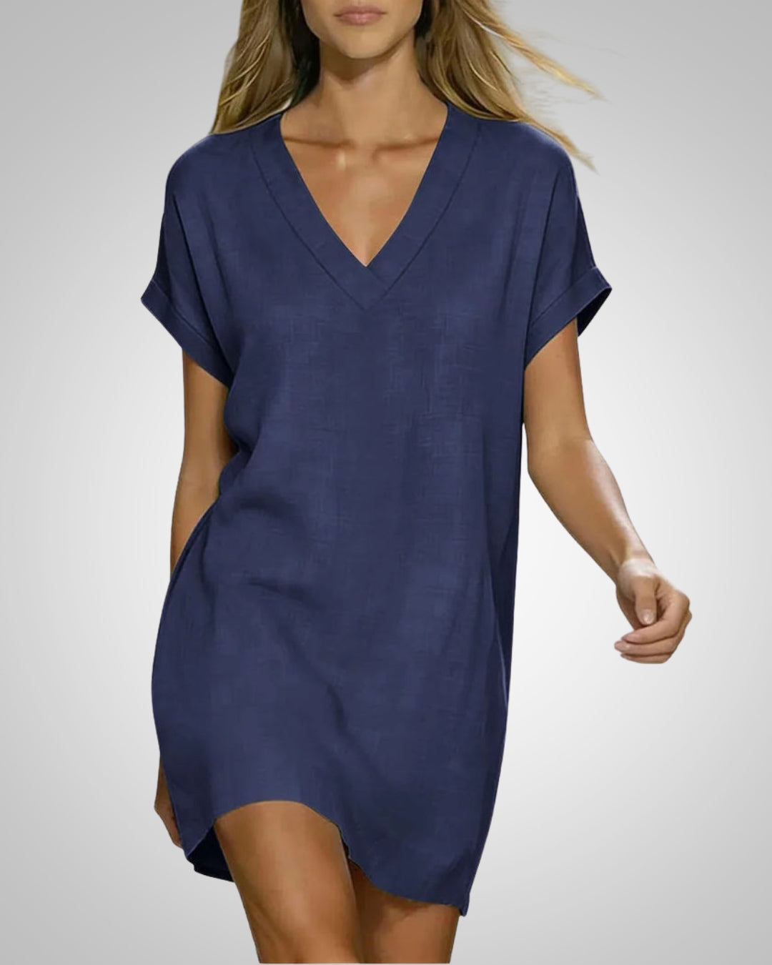 Federica | Vestito Midi Scollo V da Donna