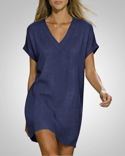 Federica | Vestito Midi Scollo V da Donna