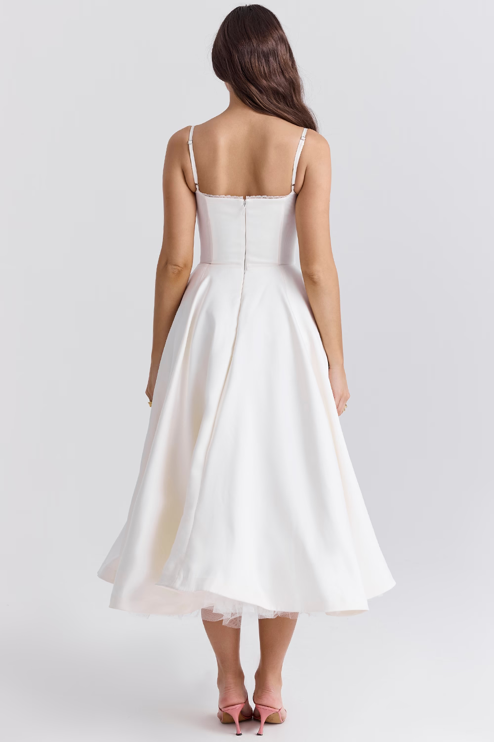 Valentina | Elegante Vestito Midi Estivo a Linea A da Donna