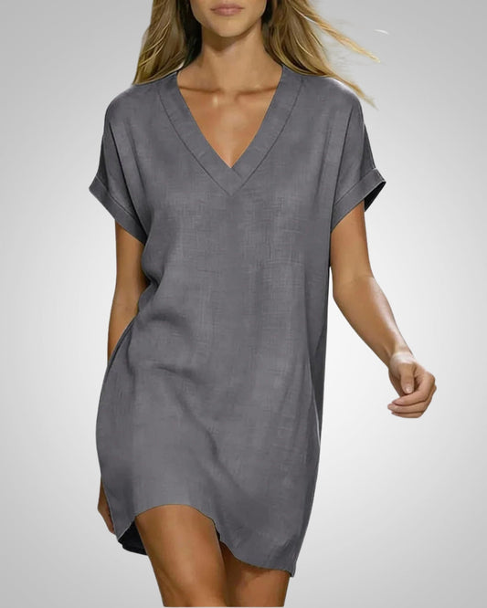 Federica | Vestito Midi Scollo V da Donna