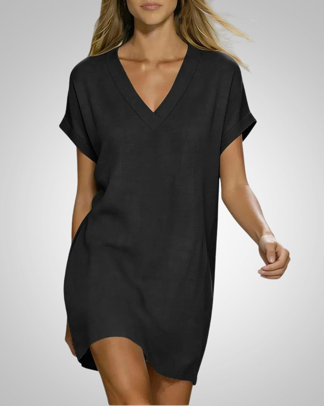 Federica | Vestito Midi Scollo V da Donna