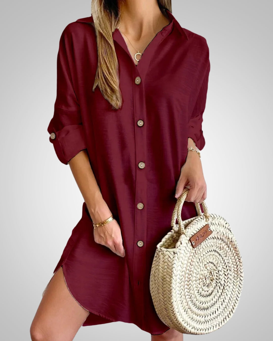 Daniela | Vestito Camicia Bottoni da Donna