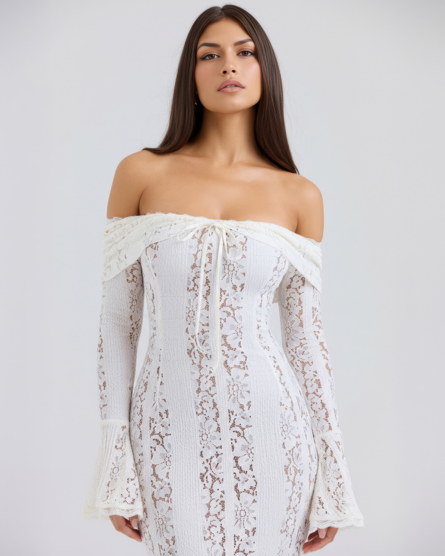 Paola | Elegante Vestito Maxi Off-Shoulder Da Donna