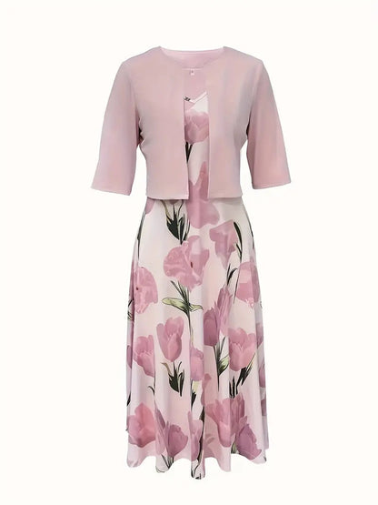 Fiamma | Elegante Vestito Maxi Floreale da Donna
