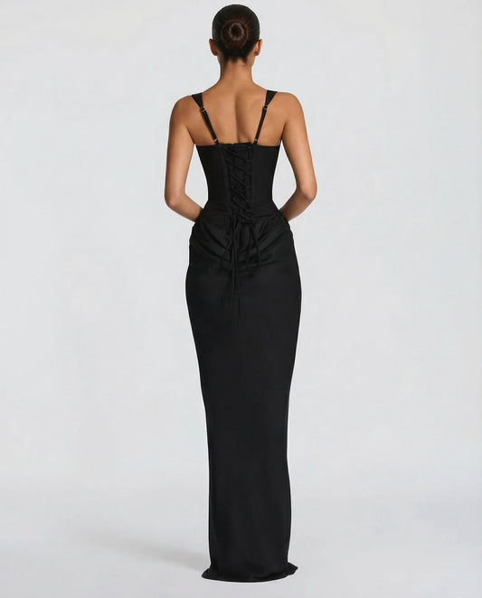 Michela | Vestito da Cerimonia Drappeggiato Aderente da Donna