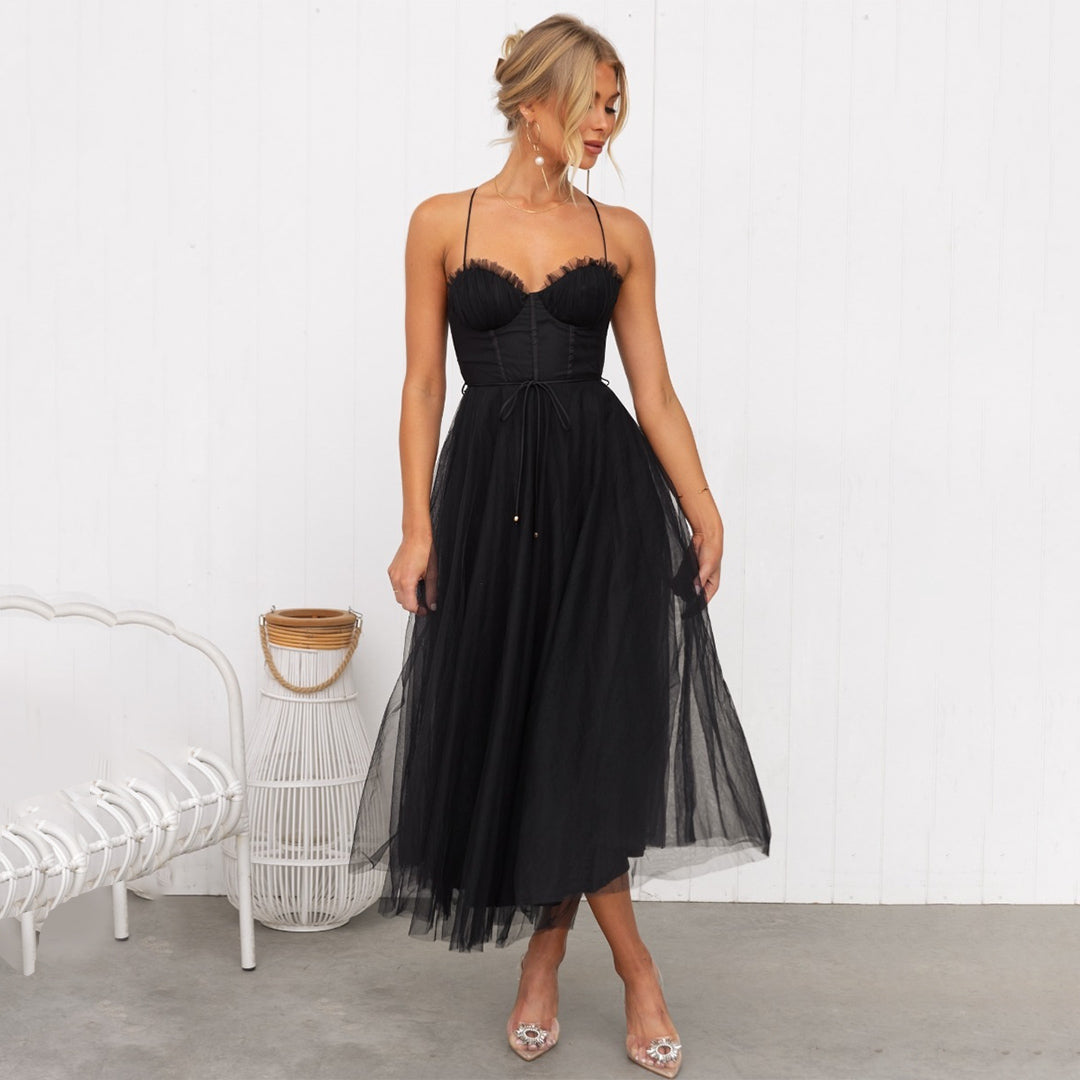 Giovanna | Elegante Abito Midi a Trapezio da Donna