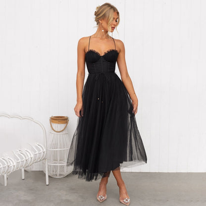 Giovanna | Elegante Abito Midi a Trapezio da Donna