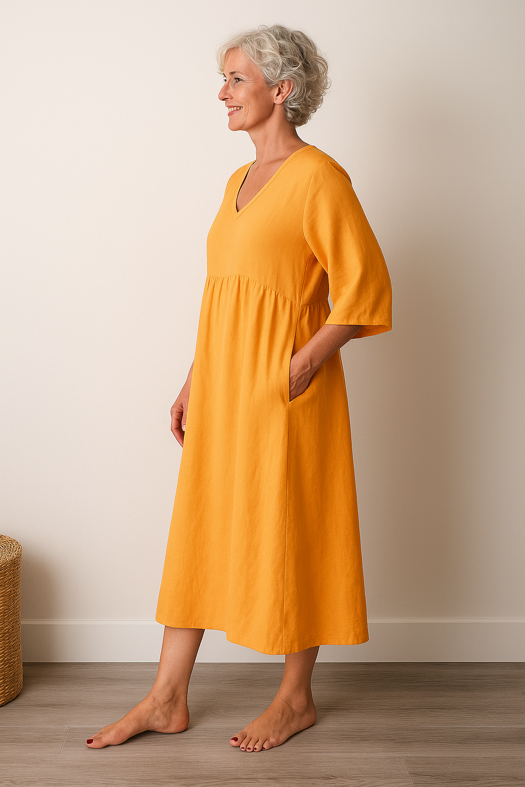 Silvana | Comodo Vestito Estivo a Maniche Corte Da Donna
