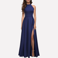 Lorenza | Vestito Maxi da Sera con Spacco da Donna