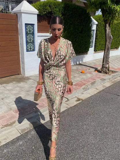 Angela | Estivo Elegante Vestito Midi da Donna