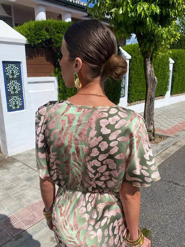 Angela | Estivo Elegante Vestito Midi da Donna
