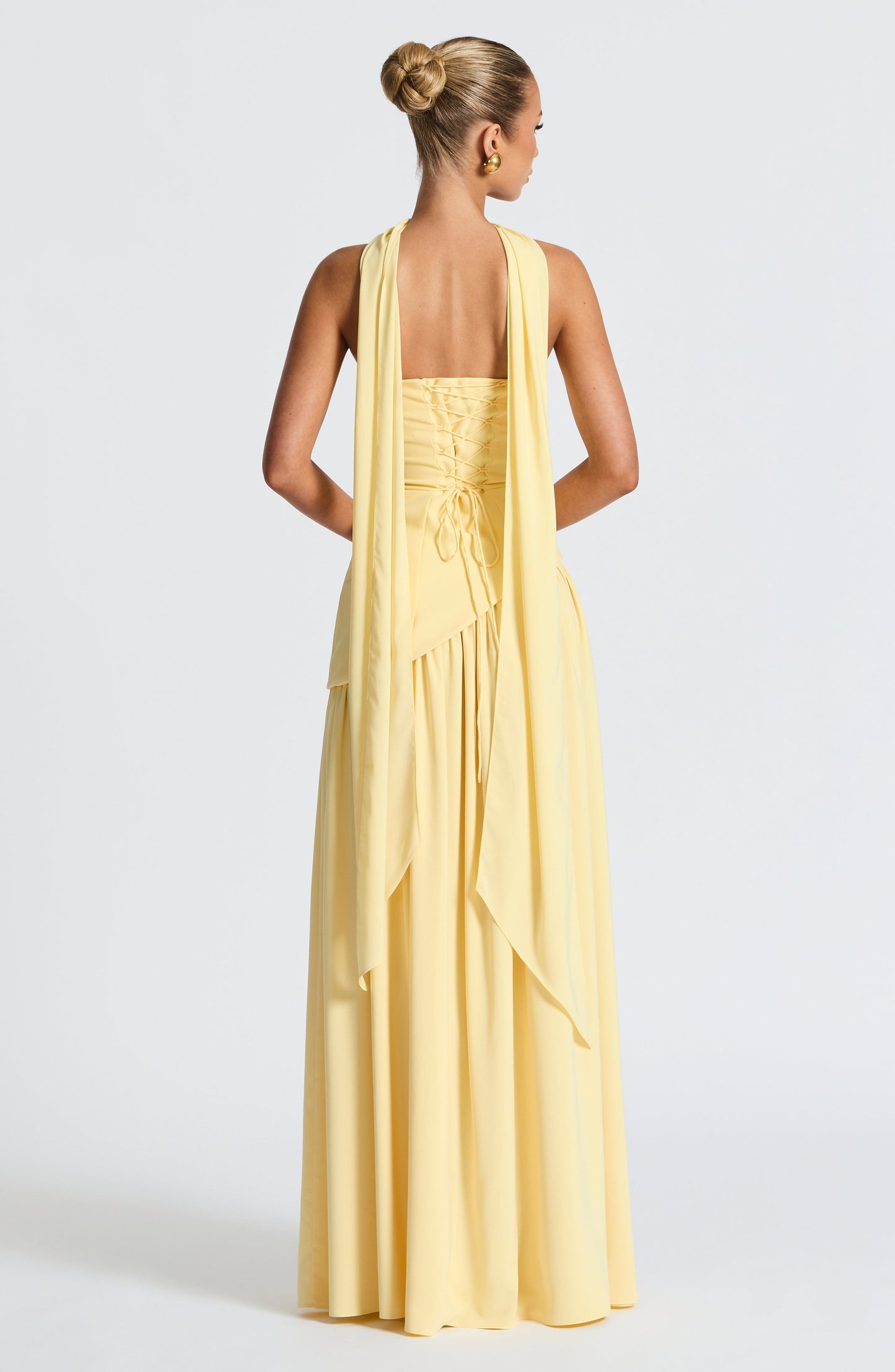 Simona | Elegante Vestito Maxi Formale con Spacco da Donna