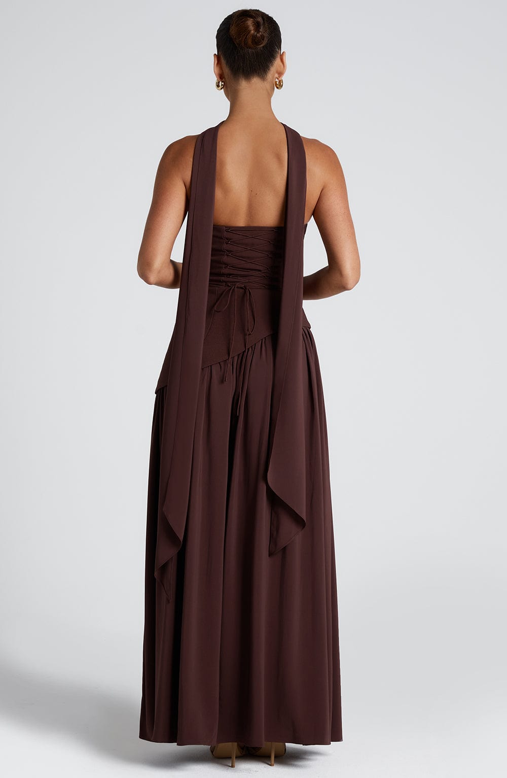 Simona | Elegante Vestito Maxi Formale con Spacco da Donna