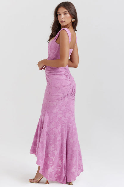 Serena | Vestito da Cerimonia Maxi Asimmetrico da Donna