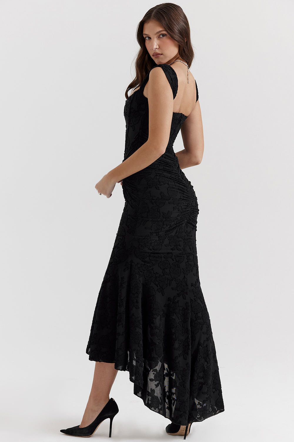 Serena | Vestito da Cerimonia Maxi Asimmetrico da Donna