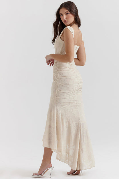 Serena | Vestito da Cerimonia Maxi Asimmetrico da Donna