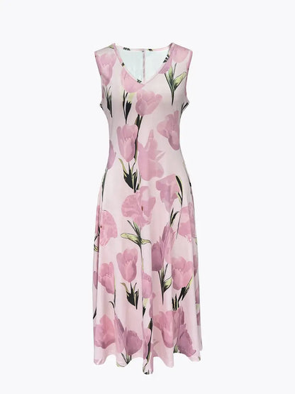 Fiamma | Elegante Vestito Maxi Floreale da Donna