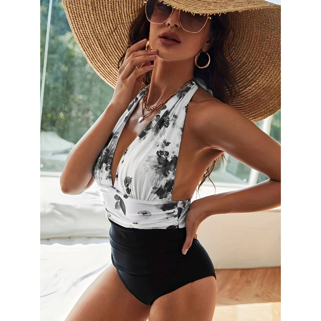 Lorenza | Costume Elegante Collo Halter da Donna