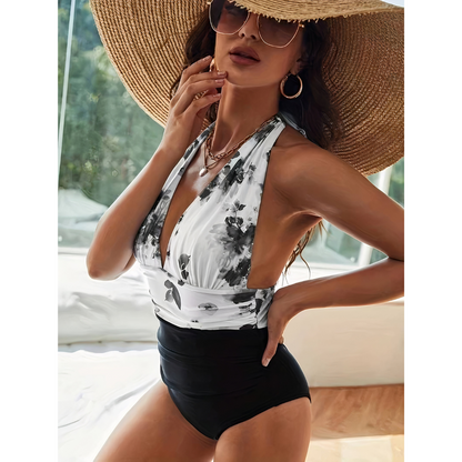Lorenza | Costume Elegante Collo Halter da Donna