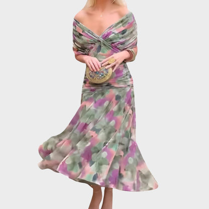 Irene | Elegante Vestito Da Sera Off-Shoulder Da Donna