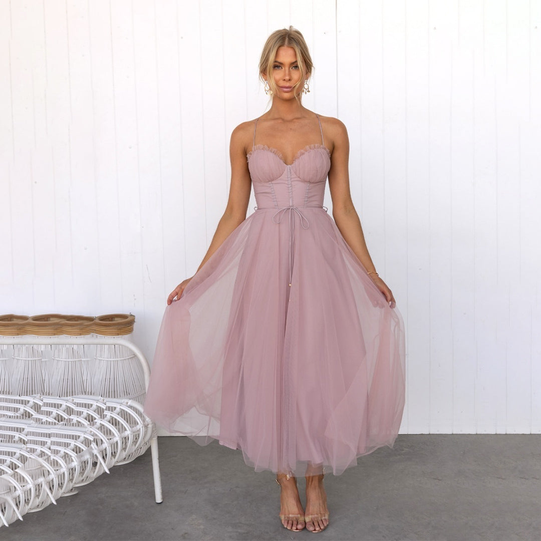 Giovanna | Elegante Abito Midi a Trapezio da Donna