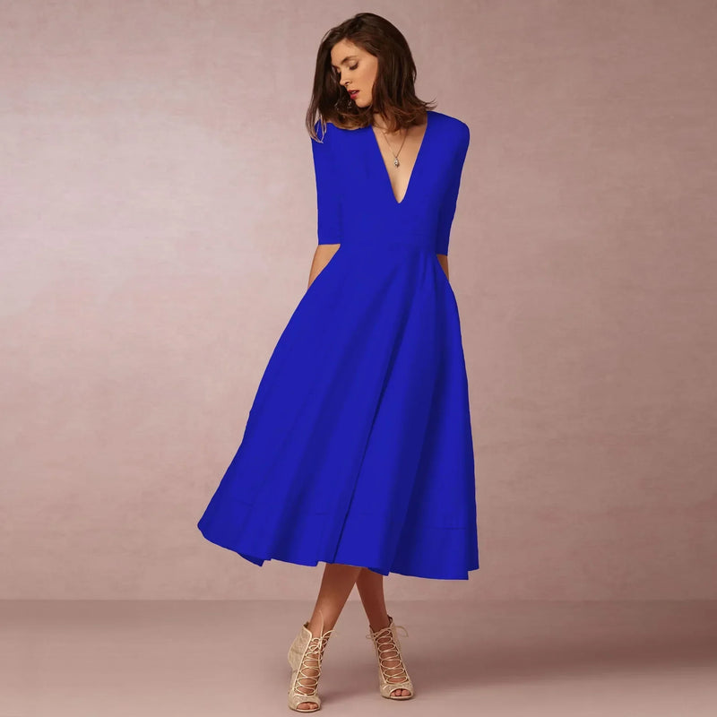 Tilda | Abito da Sera Elegante da Donna a Linea A
