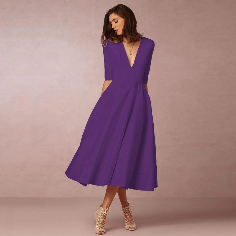 Tilda | Abito da Sera Elegante da Donna a Linea A