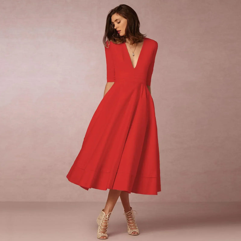 Tilda | Abito da Sera Elegante da Donna a Linea A