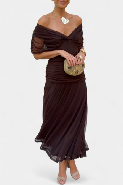 Irene | Elegante Vestito Da Sera Off-Shoulder Da Donna