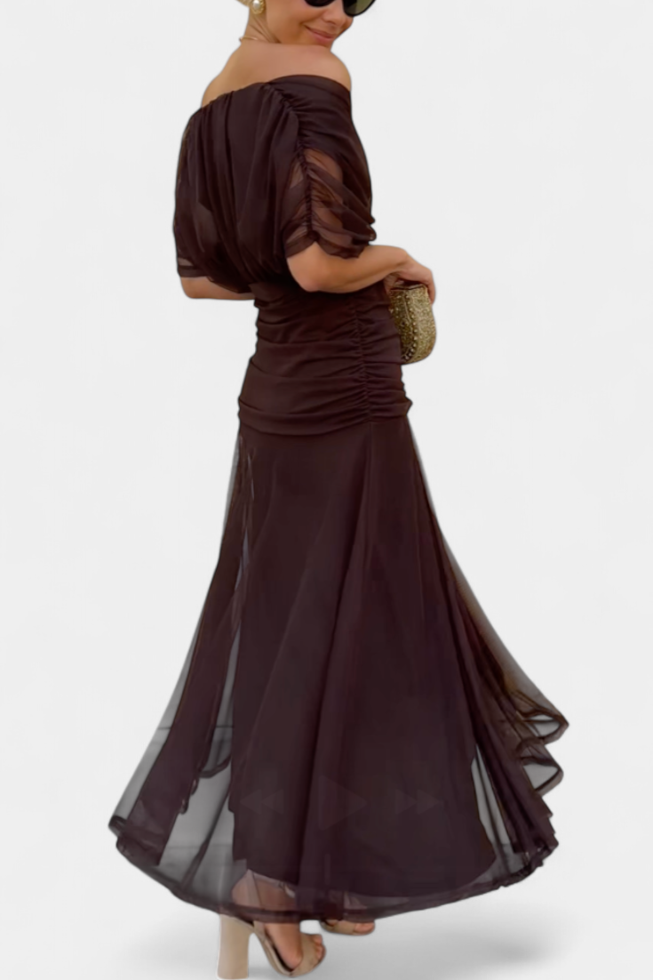 Irene | Elegante Vestito Da Sera Off-Shoulder Da Donna