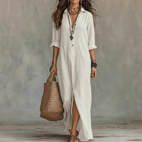 Chiara | Estivo Lungo Ampio Vestito Maxi da Donna
